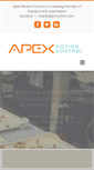 Mobile Screenshot of apexmotion.com